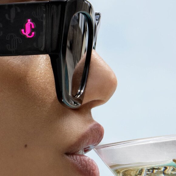 NWT Jimmy Choo Black Sunglasses - Picture 6 of 6